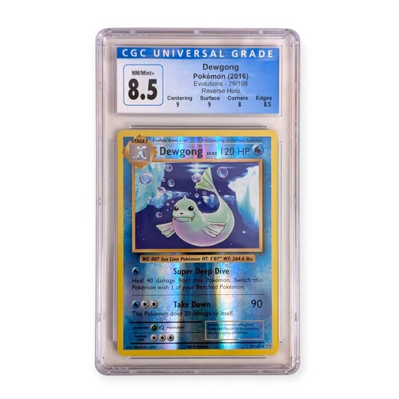 pokemon dewgong card Single XY - EVOLUTIONS (Reverse Holo) Pokmon Hit Points120 HP Form 084-080-M2-B - Pokemon Card -